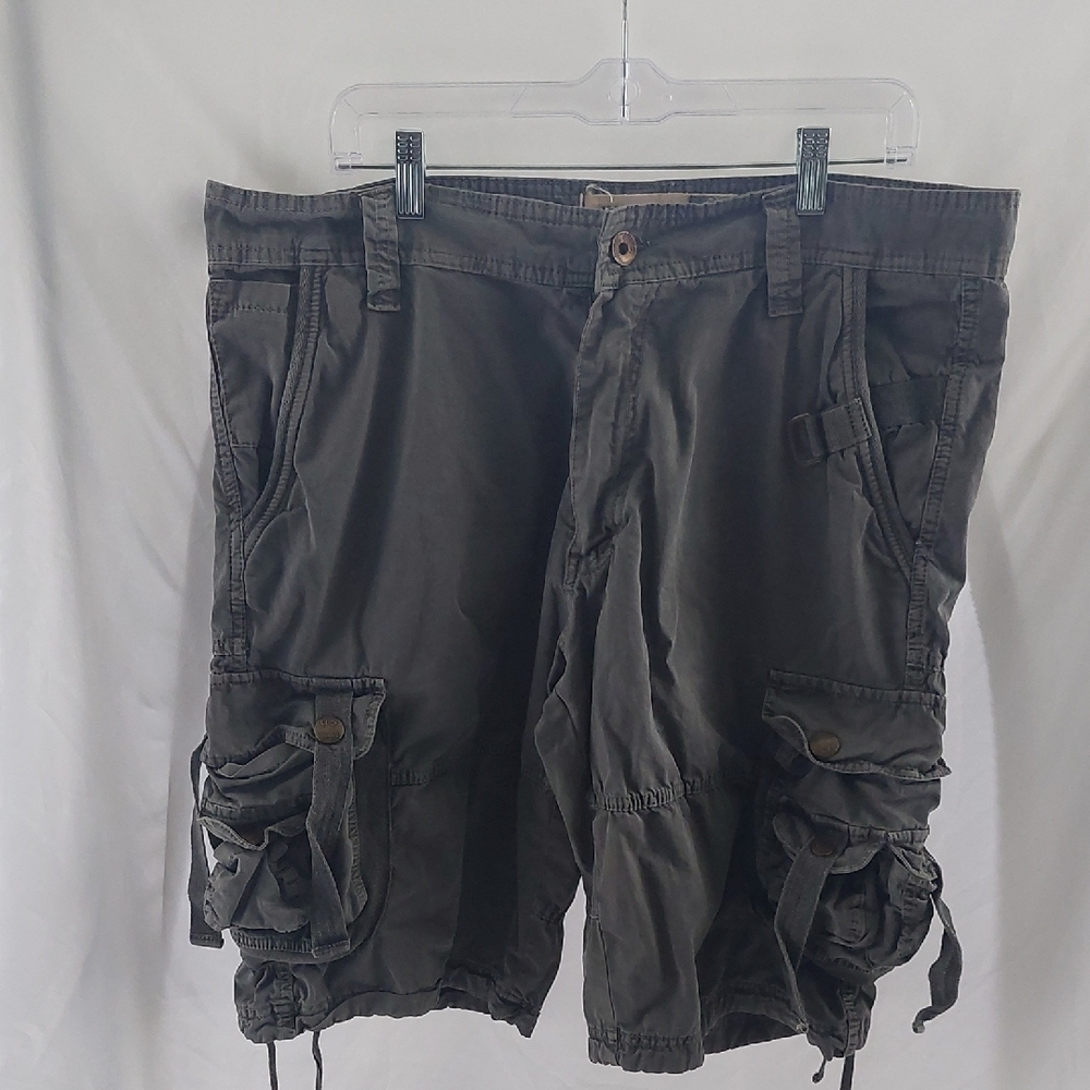 Men's Grey Cargo Shorts